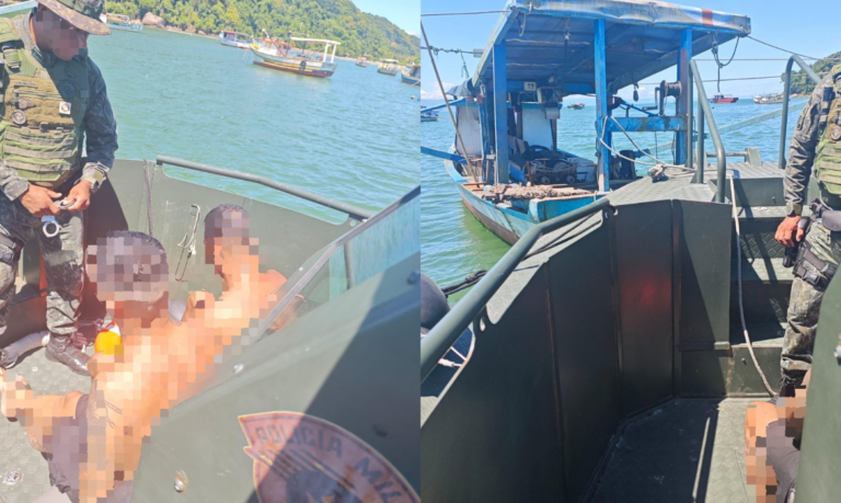 Procurados da Justiça são capturados durante fiscalização ambiental marítima em Guarujá