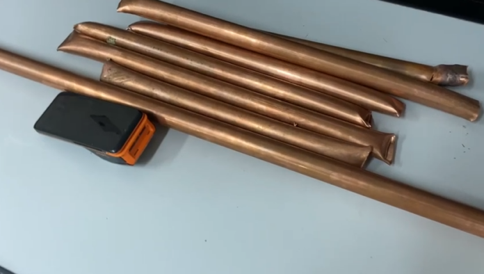 Dupla é presa tentando furtar cobre de uma agência bancária