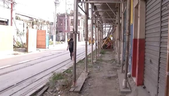 Testes para a operação da linha 2 do VLT em Santos são realizados mas causam transtornos a moradores; Assista