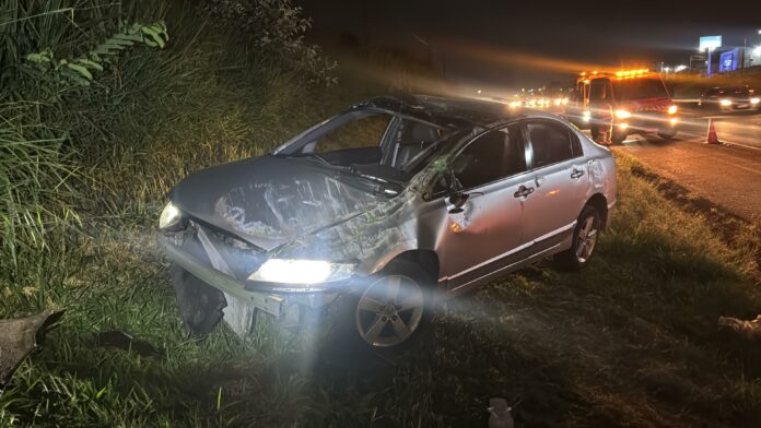 Motorista morre após capotar carro em Indaiatuba