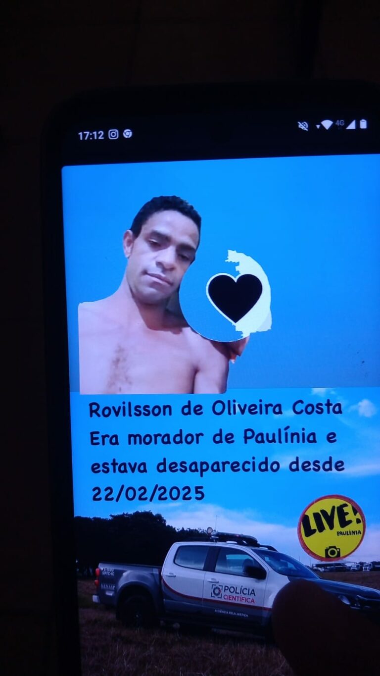 Corpo de homem encontrado em lagoa em Paulínia é reconhecido