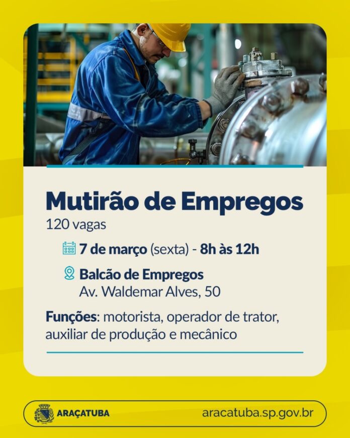 Foto: Divulgação | Prefeitura de Araçatuba