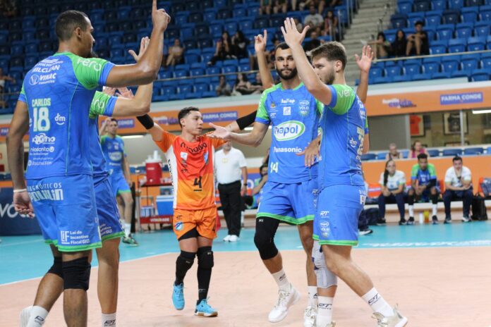 São José vence Goiás em confronto direto contra o rebaixamento na Superliga Masculina