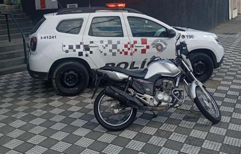 PM prende homem com moto furtada em Jacareí