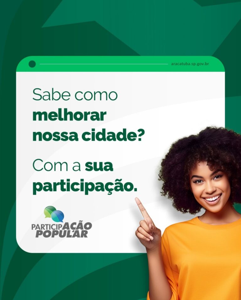 Prefeitura de Araçatuba abre consulta pública para planejamento orçamentário de 2026 a 2029