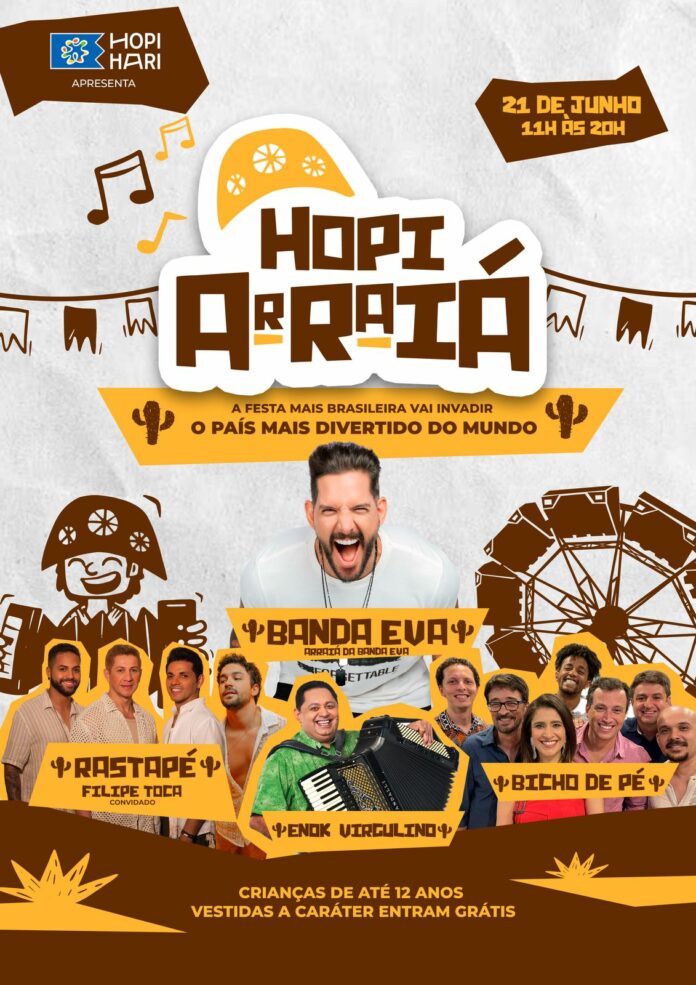 Festa junina do Hopi Hari terá Banda Eva, Rastapé e muito forró