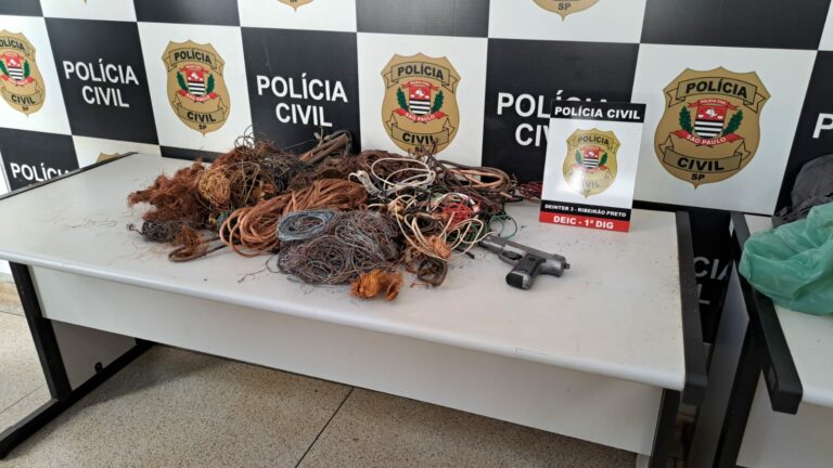 Civil cumpre nova fase da Operação “Ferro Velho” e fios de cobre são apreendidos