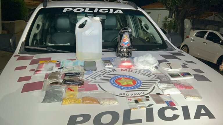 Denúncia resulta em apreensão de grande quantidade de drogas sintéticas em Limeira