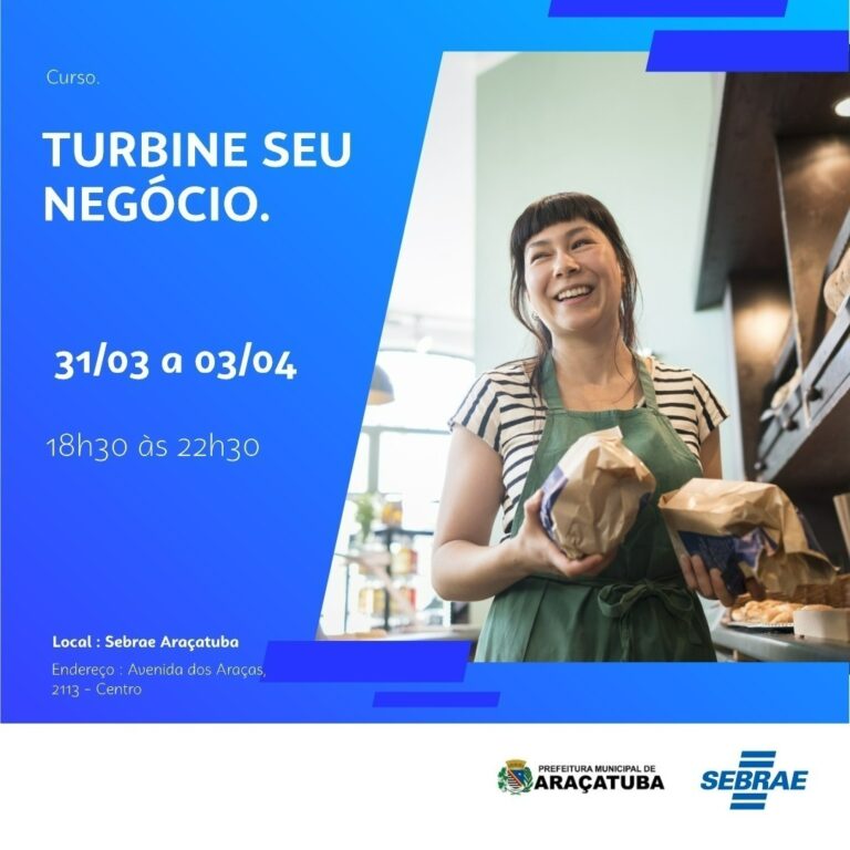 Sebrae-SP oferece curso gratuito para MEIs em Araçatuba