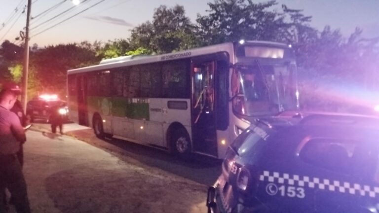 Motorista para ônibus para usar banheiro e tem veículo furtado em Vinhedo