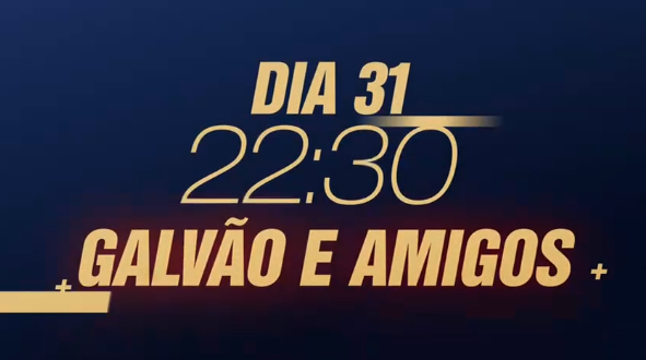 FALTAM 5 DIAS: estreia de Galvão Bueno na Band será na próxima segunda-feira