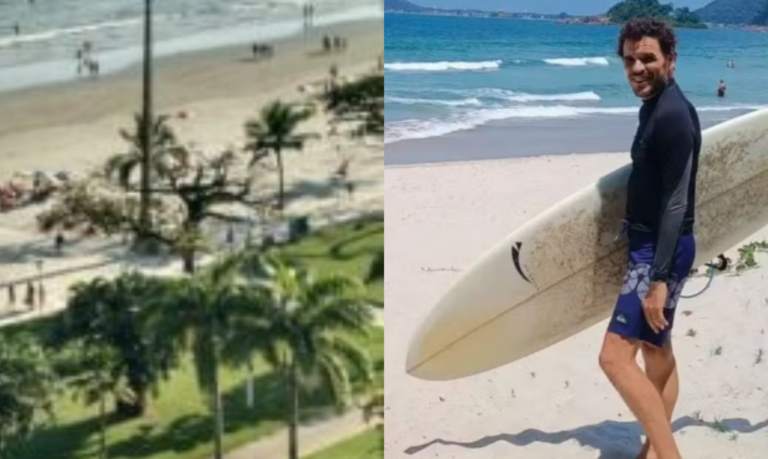 Surfista sofre queda e morre em praia de Santos