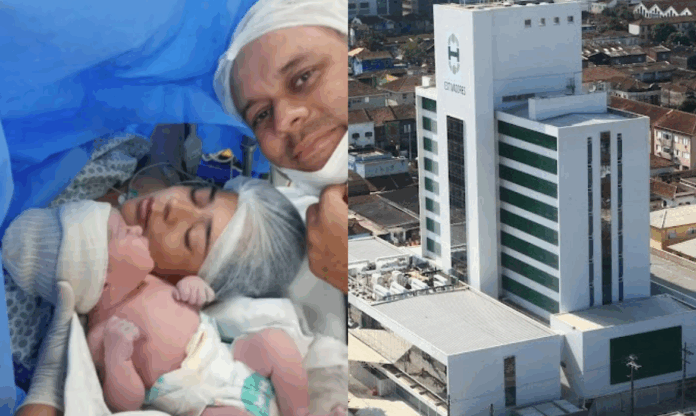 mulher morre ao dar a luz santos