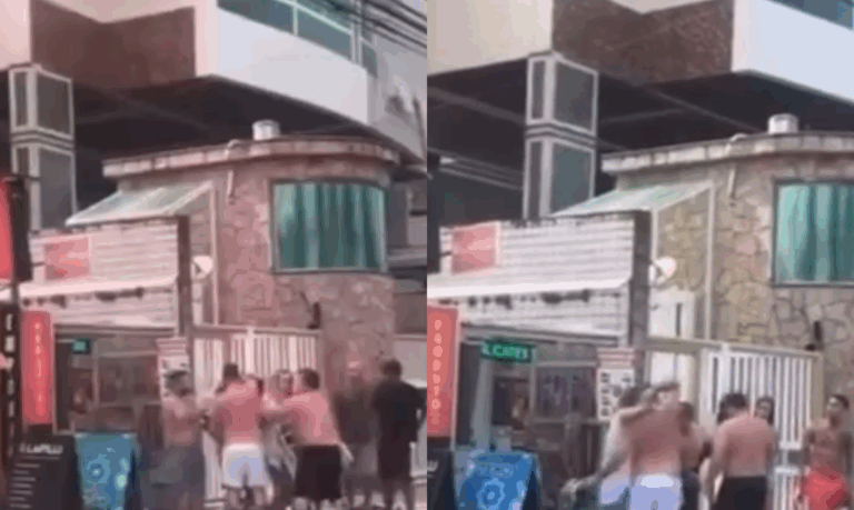 Ladrão é contido por população após roubo de corrente de ouro em Praia Grande; VÍDEO