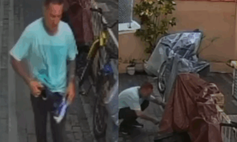 Ladrão invade casa em Santos para roubar bicicleta mas acaba levando apenas um par de tênis