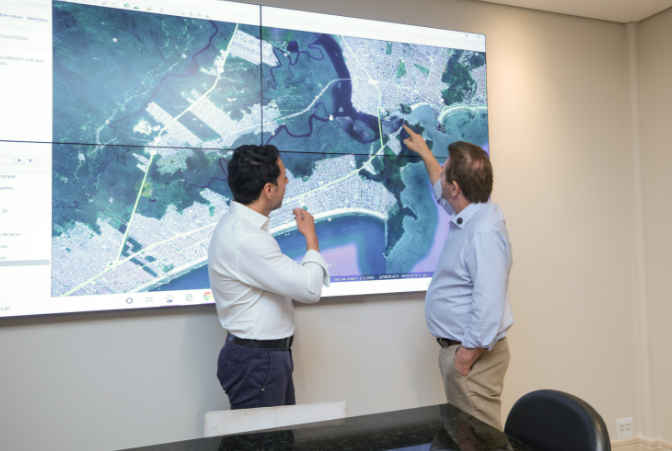 Prefeito de Praia Grande recebe Presidente da Autoridade Portuária visando a expansão do Porto de Santos