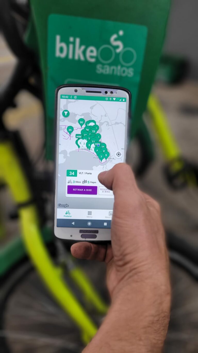 Bicicletas compartilhadas de Santos serão gratuitas nesta segunda-feira, em comemoração ao Dia Mundial da Saúde