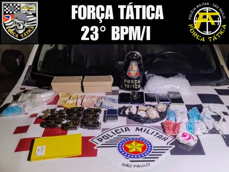 Homem é preso por tráfico de drogas em Aparecida