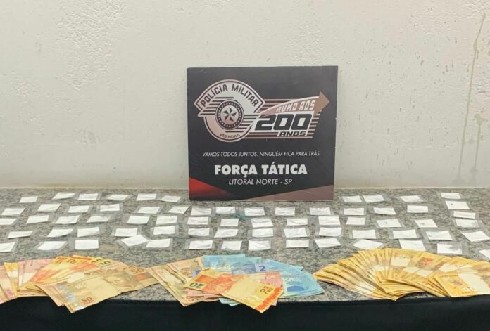 Homem de 41 anos é preso por tráfico de drogas em Caraguatatuba