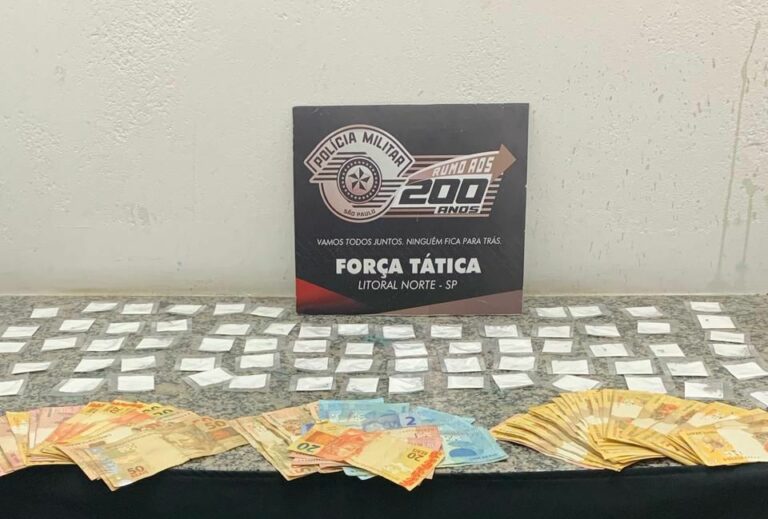 Homem de 41 anos é preso por tráfico de drogas em Caraguatatuba