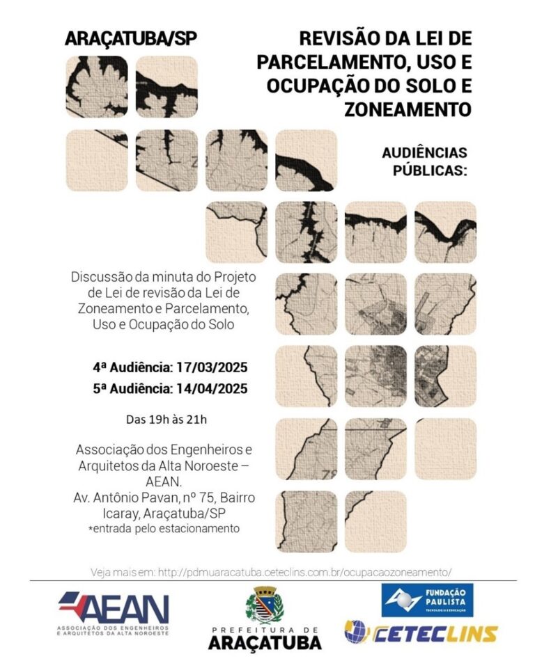Prefeitura de Araçatuba realiza última audiência pública sobre nova Lei de Uso e Ocupação do Solo