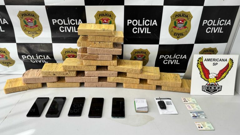 Operação intercepta carro com 20 quilos de cocaína na Rodovia Dom Pedro, entre Sumaré e Campinas