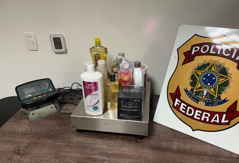 Polícia Federal apreende cocaína líquida no Aeroporto de Viracopos