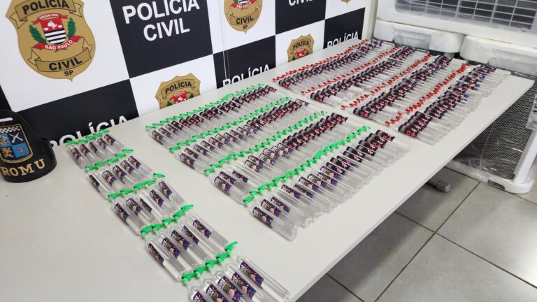 Lança-perfume avaliado em mais de R$ 21 mil é apreendido em operação no Parque Hipólito