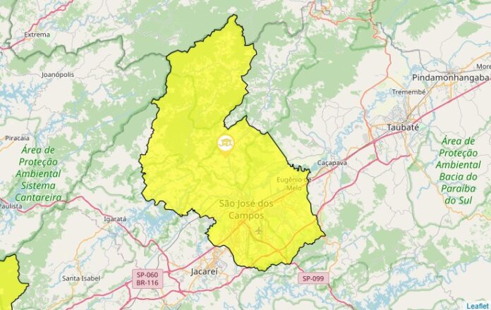 São José tem chance moderada de alagamentos, afirma Cemaden