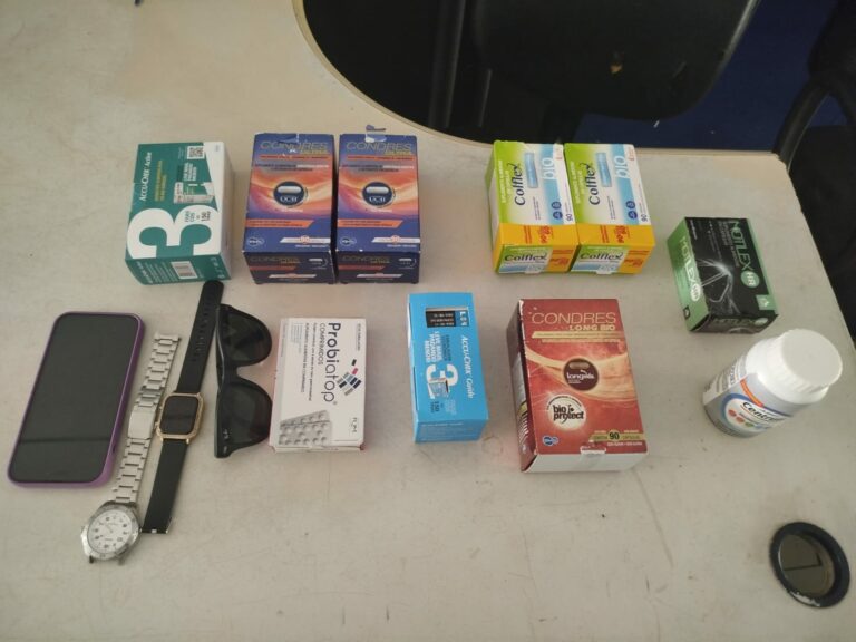 Casal é detido pela Guarda Municipal após furtar quase R$ 3 mil em medicamentos de farmácia em Campinas