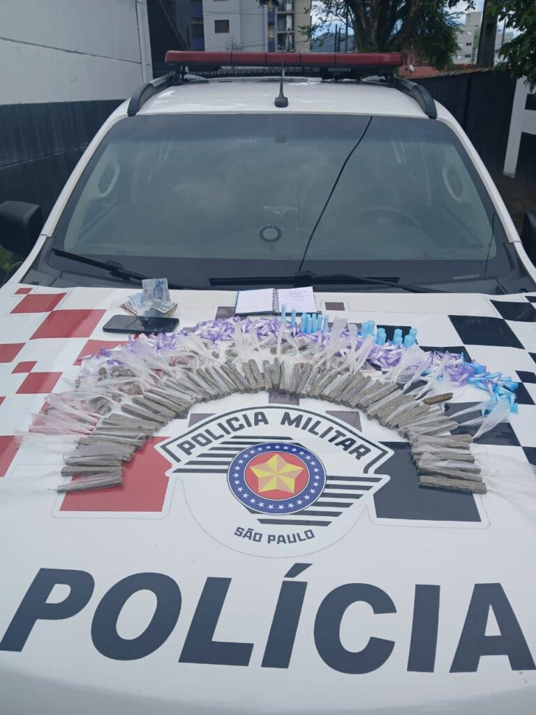 Homem é preso por tráfico de drogas em Ubatuba