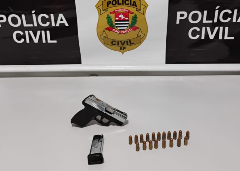 Autônomo de 46 anos é detido na Vila Albertina depois de ser flagrado com pistola roubada da Polícia Civil