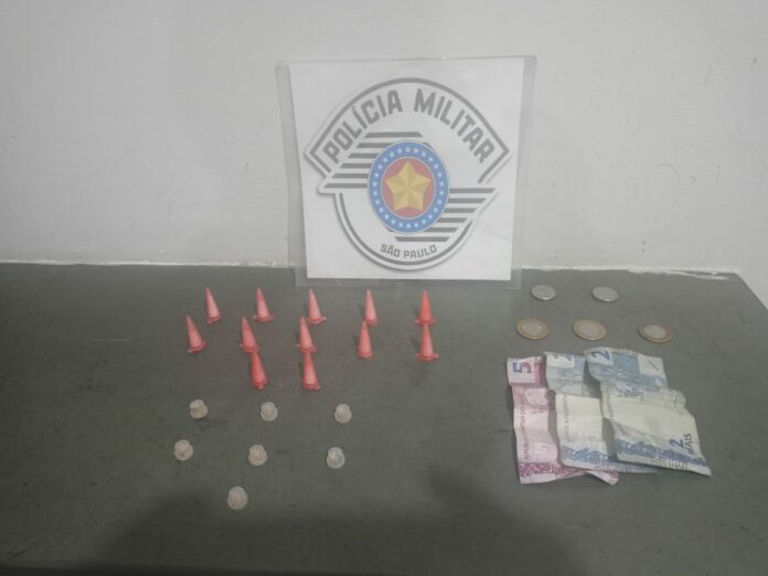 Homem é preso por tráfico de drogas em Aparecida