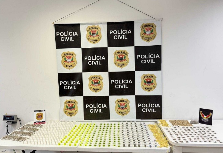 Homem é preso por tráfico de drogas após apreensão de grande quantidade de entorpecentes em São José