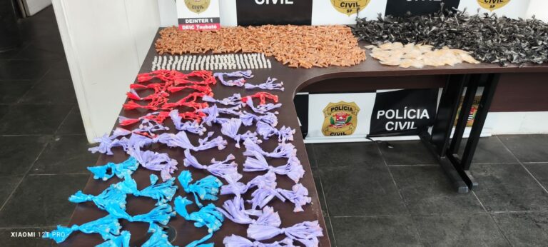 Polícia descobre ‘casa bomba’ em Pinda e prende homem com mais de 8 mil porções de drogas