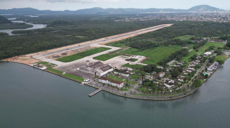 Guarujá apresenta avanço nas obras do Aeroporto e inicia construção do terminal de passageiros