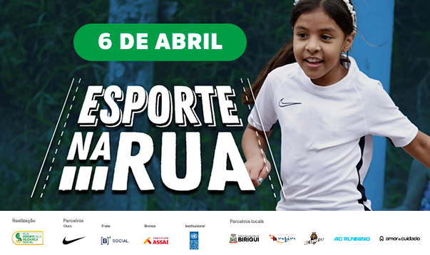 Birigui Recebe a 8ª Edição do Projeto “Esporte na Rua” no Próximo Domingo