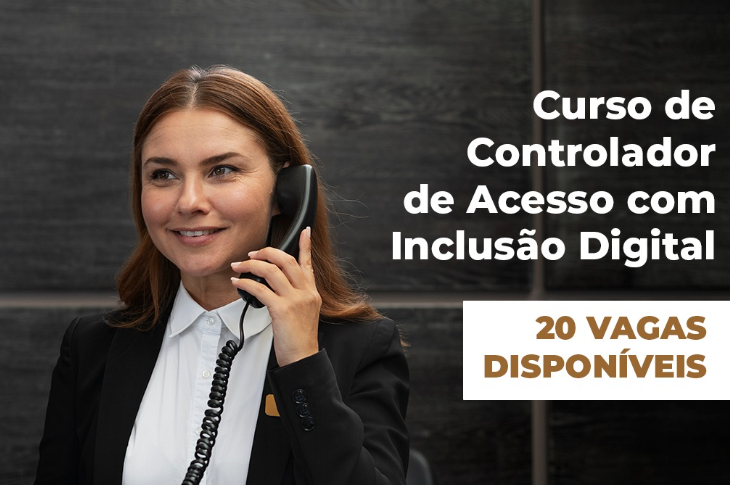 São Vicente abre vagas para os cursos de Portaria e Controlador de Acesso com Inclusão Digital