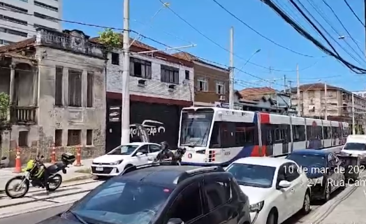 Atraso nas obras de expansão da linha 2 do VLT gera novas preocupações para moradores de Santos