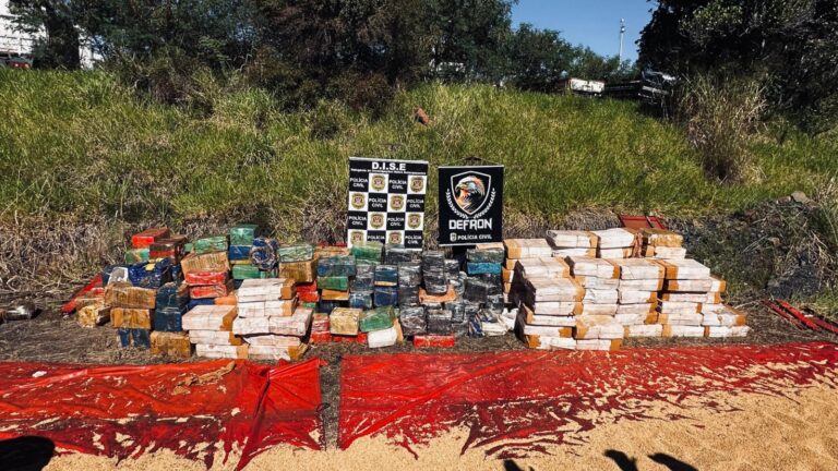 Operação conjunta entre Polícias Civis de SP e MS apreende 7,2 toneladas de maconha que seriam entregues no Porto de Santos