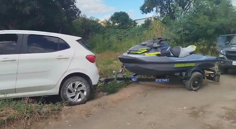 Homem é preso após roubo de jet ski em Campinas; veículo utilizado era furtado