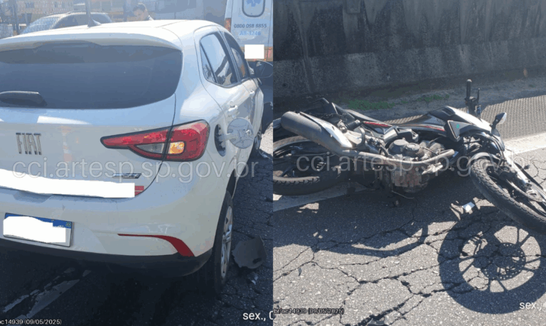 Engavetamento entre três veículos em rodovia do litoral de SP deixa quatro feridos