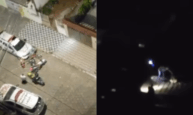 PM cerca quarteirão e captura ladrão que tentava fugir por telhados em Praia Grande