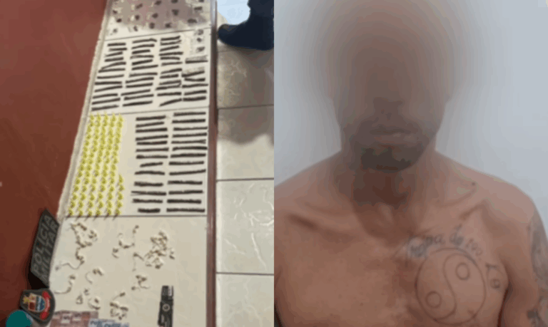 Homem com 15 passagens criminais é preso em Vicente de Carvalho