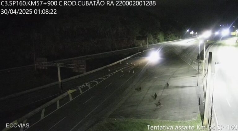 TUDO MUITO RÁPIDO! Vídeo mostra criminosos fugindo da PM após emboscada contra motorista de app na Imigrantes