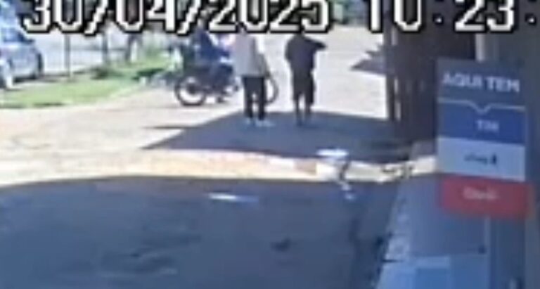 Câmera de segurança flagra momento em que peão de boiadeiro é assassinado em Lagoinha; veja VÍDEO