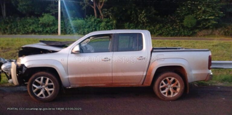 Estoquista e funileiro morrem após acidente envolvendo moto e caminhonete em rodovia de Ribeirão Preto