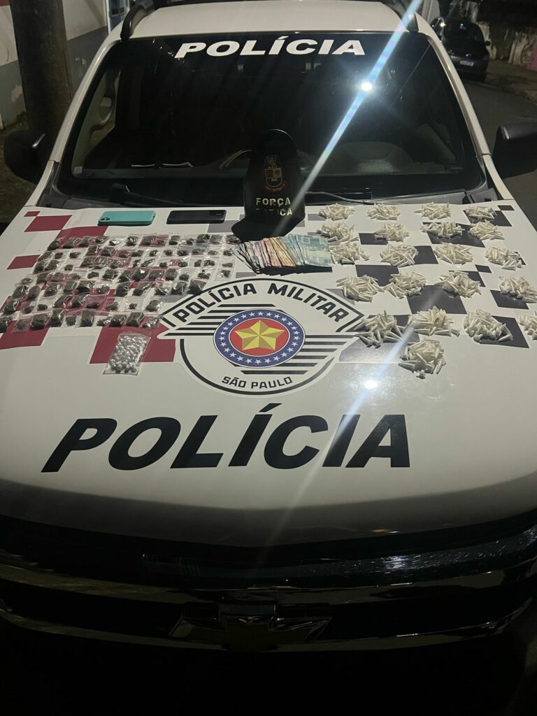 Polícia apreende drogas e dinheiro em operação contra o tráfico em Limeira