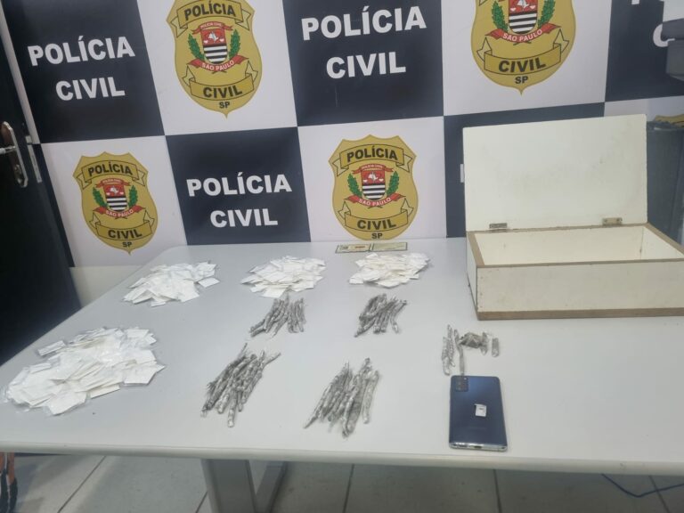 Homem é preso vendendo drogas em adega de Praia Grande