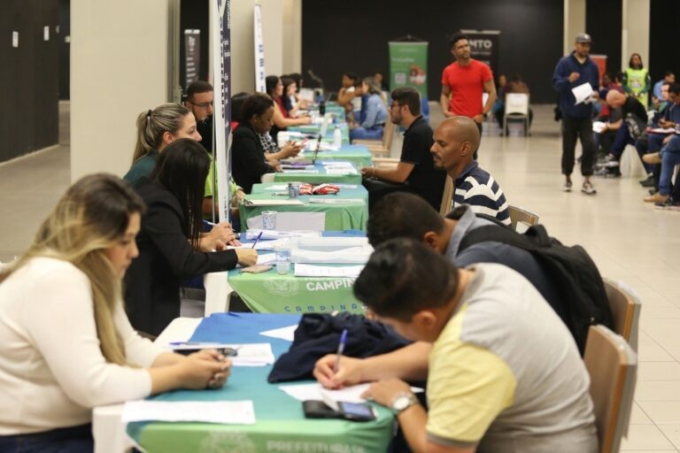 Campinas realiza 8º Feirão do Emprego com mais de 600 vagas e foco em inclusão